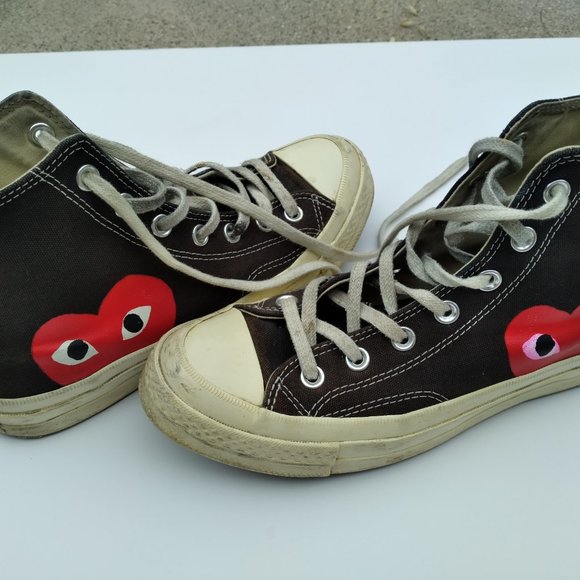 Converse X COMME DES GARCONS PLAY Chuck Taylor '70 HI - Picture 6 of 11
